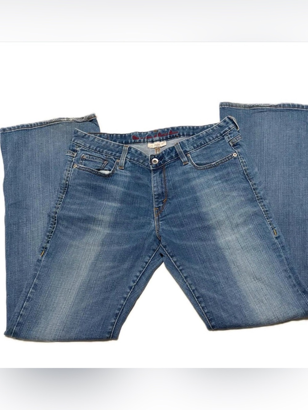 Levi’s 534 Low Flare Jeans Medium Wash Stretch Denim Size 12